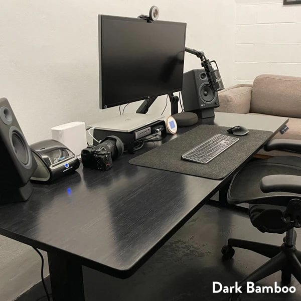 Desky Dual Bamboo Sit Stand Desk - Image 5