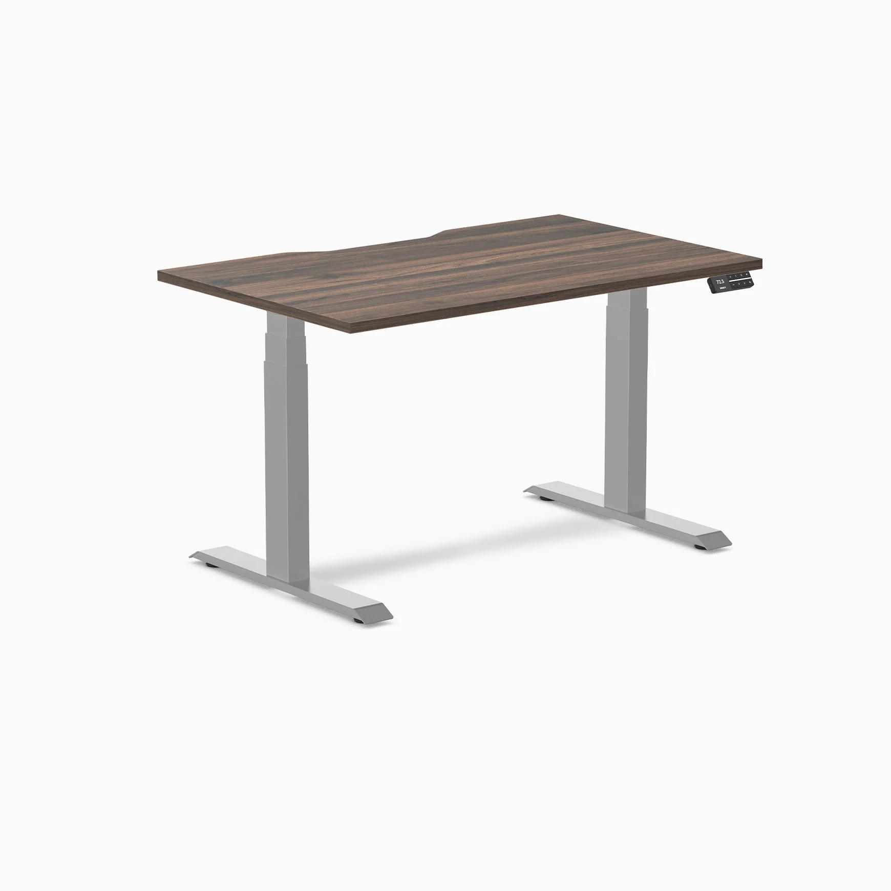 Desky Dual Scalloped Melamine Sit Stand Desk - Image 106