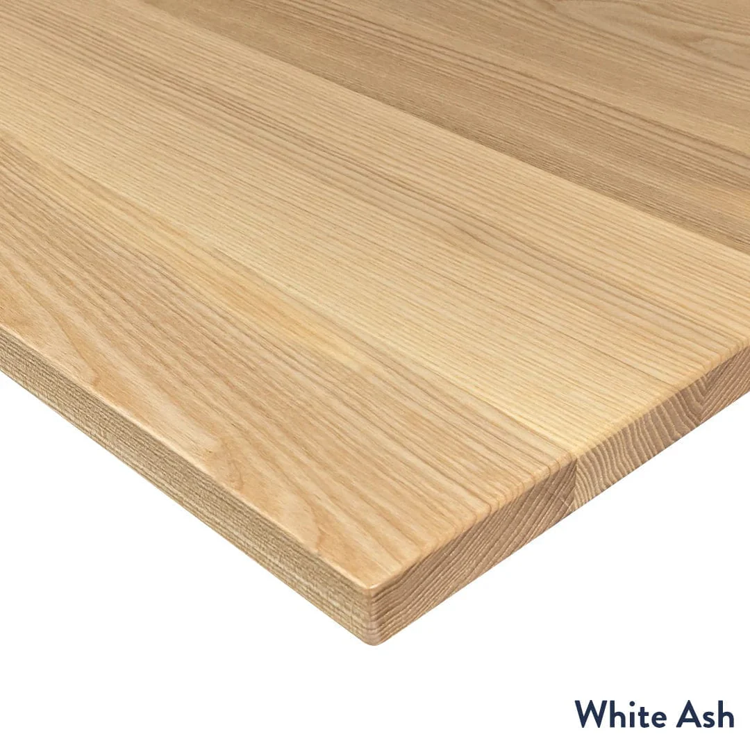 Desky Hardwood L-Shape Sit Stand Desk - Image 7