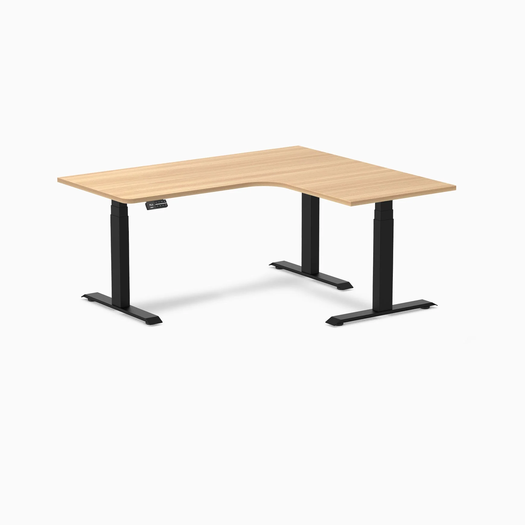 Desky L-Shape Melamine Sit Stand Desk - Image 86