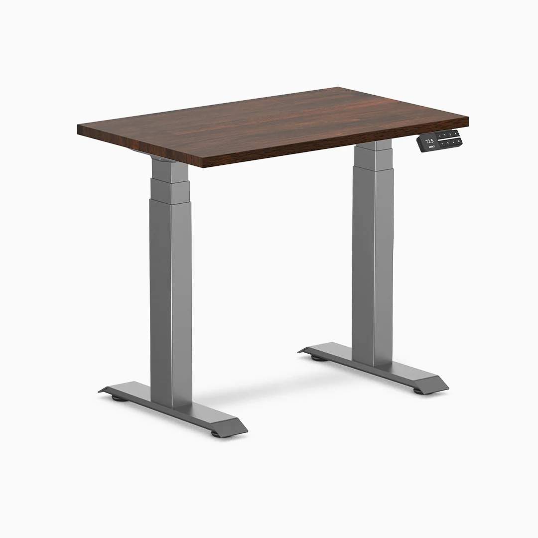 Desky Dual Mini Rubberwood Sit Stand Desk - Image 8